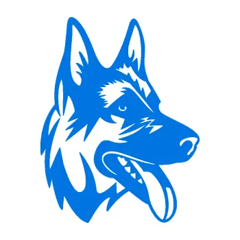 Polep vozidla SAMOLEPKA Pes 151 pravá německý ovčák (11 - modrá oceán) NA AUTO, NÁLEPKA, FÓLIE, POLEP, TUNING, VLASTNÍ TEXT, TISK, AUTOSAMOLEPKY.cz, POLEPY, OBRÁZEK, LOGO, SAMOLEPKY