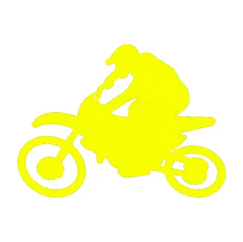 Samolepící dekorace Motorka 031 levá motokros (70 - Fluorescentní žlutá) SAMOLEPKA NA AUTO, NÁLEPKA, FÓLIE, POLEP, TUNING, VLASTNÍ TEXT, TISK, AUTOSAMOLEPKY.cz, POLEPY, OBRÁZEK, LOGO, 3D STICKERS