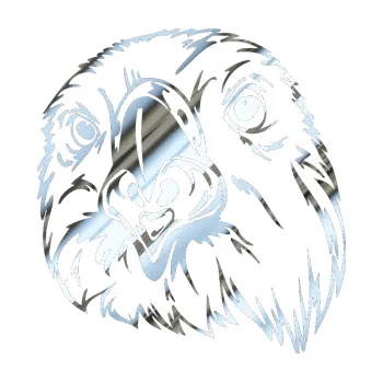 Samolepicí dekorace na vozidlo Predators 008 levá (80 - chrom fólie stříbrná zrcadlová) SAMOLEPKA NA AUTO, NÁLEPKA, FÓLIE, POLEP, TUNING, VLASTNÍ TEXT, TISK, AUTOSAMOLEPKY.cz, POLEPY, OBRÁZEK, LOGO, 3D STICKERS