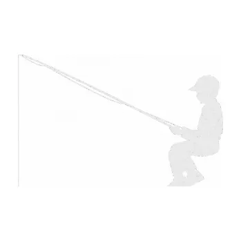 Polep vozidla SAMOLEPKA Rybář 011 levá chlapec s prutem (84 - Ultra Metalic bílá) NA AUTO, NÁLEPKA, FÓLIE, POLEP, TUNING, VLASTNÍ TEXT, TISK, AUTOSAMOLEPKY.cz, POLEPY, OBRÁZEK, LOGO, SAMOLEPKY