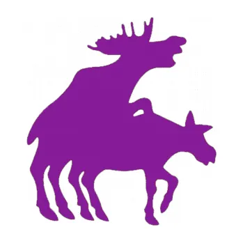 Samolepící dekorace Losí láska 002 pravá (14 - fialová) SAMOLEPKA NA AUTO, NÁLEPKA, FÓLIE, POLEP, TUNING, VLASTNÍ TEXT, TISK, AUTOSAMOLEPKY.cz, POLEPY, OBRÁZEK, LOGO, 3D STICKERS