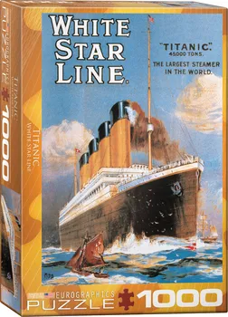 Puzzle Eurographics Plakát Titanic 1000 dílků