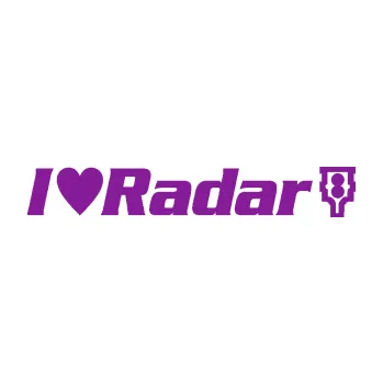 Polep vozidla SAMOLEPKA I love radar nápis (14 - fialová) NA AUTO, NÁLEPKA, FÓLIE, POLEP, TUNING, VLASTNÍ TEXT, TISK, AUTOSAMOLEPKY.cz, POLEPY, OBRÁZEK, LOGO, SAMOLEPKY