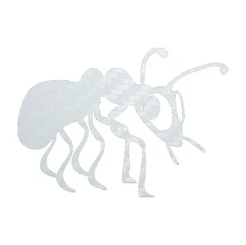 Samolepící dekorace SAMOLEPKA Mravenec 001 pravá (51 - 3D karbon bílý) NA AUTO, NÁLEPKA, FÓLIE, POLEP, TUNING, VLASTNÍ TEXT, TISK, AUTOSAMOLEPKY.cz, POLEPY, OBRÁZEK, LOGO, SAMOLEPKY