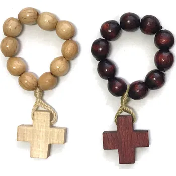 Růženec Dřevěný desátek 003