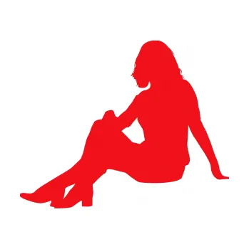 Polep vozidla SAMOLEPKA Erotická žena 047 levá (10 - červená) NA AUTO, NÁLEPKA, FÓLIE, POLEP, TUNING, VLASTNÍ TEXT, TISK, AUTOSAMOLEPKY.cz, POLEPY, OBRÁZEK, LOGO, SAMOLEPKY