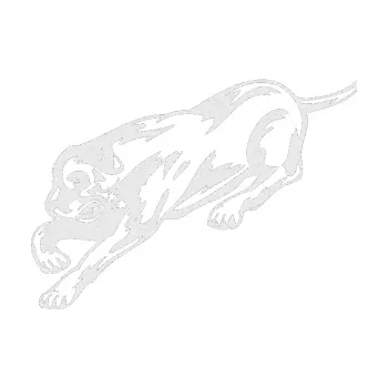 samolepka Pes 049 levá (84 - Ultra Metalic bílá) SAMOLEPKA NA AUTO, NÁLEPKA, FÓLIE, POLEP, TUNING, VLASTNÍ TEXT, TISK, AUTOSAMOLEPKY.cz, POLEPY, OBRÁZEK, LOGO, 3D STICKERS