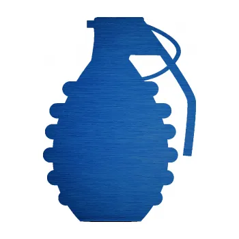 Polep vozidla SAMOLEPKA Granát 002 pravá (65 - škrábaný kov modrý) NA AUTO, NÁLEPKA, FÓLIE, POLEP, TUNING, VLASTNÍ TEXT, TISK, AUTOSAMOLEPKY.cz, POLEPY, OBRÁZEK, LOGO, SAMOLEPKY