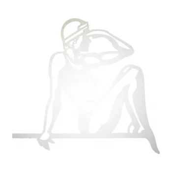 Polep vozidla SAMOLEPKA Plavkyně 001 pravá (82 - odrazková reflexní bílá) NA AUTO, NÁLEPKA, FÓLIE, POLEP, TUNING, VLASTNÍ TEXT, TISK, AUTOSAMOLEPKY.cz, POLEPY, OBRÁZEK, LOGO, SAMOLEPKY