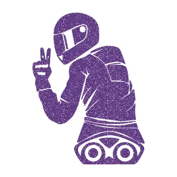 Samolepicí dekorace na vozidlo Motorkář 002 levá (87 - Ultra Metalic fialová) SAMOLEPKA NA AUTO, NÁLEPKA, FÓLIE, POLEP, TUNING, VLASTNÍ TEXT, TISK, AUTOSAMOLEPKY.cz, POLEPY, OBRÁZEK, LOGO, 3D STICKERS