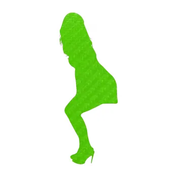 Polep vozidla Erotická žena 043 levá (58 - 3D karbon zelený kawasaki) SAMOLEPKA NA AUTO, NÁLEPKA, FÓLIE, POLEP, TUNING, VLASTNÍ TEXT, TISK, AUTOSAMOLEPKY.cz, POLEPY, OBRÁZEK, LOGO, 3D STICKERS