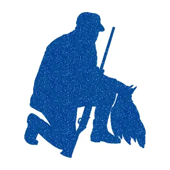 Polep vozidla SAMOLEPKA Myslivec 003 pravá honitba (88 - Ultra Metalic modrá) NA AUTO, NÁLEPKA, FÓLIE, POLEP, TUNING, VLASTNÍ TEXT, TISK, AUTOSAMOLEPKY.cz, POLEPY, OBRÁZEK, LOGO, SAMOLEPKY