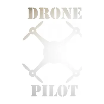 Polep vozidla SAMOLEPKA Drone pilot nápis (82 - odrazková reflexní bílá) NA AUTO, NÁLEPKA, FÓLIE, POLEP, TUNING, VLASTNÍ TEXT, TISK, AUTOSAMOLEPKY.cz, POLEPY, OBRÁZEK, LOGO, SAMOLEPKY