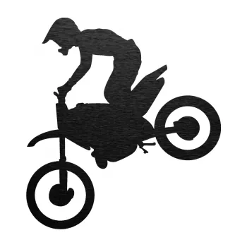 Samolepící dekorace SAMOLEPKA Motorka 015 levá motokros (63 - škrábaný kov černý) NA AUTO, NÁLEPKA, FÓLIE, POLEP, TUNING, VLASTNÍ TEXT, TISK, AUTOSAMOLEPKY.cz, POLEPY, OBRÁZEK, LOGO, SAMOLEPKY