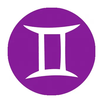 Samolepící dekorace SAMOLEPKA Blíženci 001 - horoskop (14 - fialová) NA AUTO, NÁLEPKA, FÓLIE, POLEP, TUNING, VLASTNÍ TEXT, TISK, AUTOSAMOLEPKY.cz, POLEPY, OBRÁZEK, LOGO, SAMOLEPKY