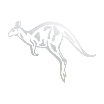 Samolepící dekorace SAMOLEPKA Klokan 004 levá (60 - pískované sklo) NA AUTO, NÁLEPKA, FÓLIE, POLEP, TUNING, VLASTNÍ TEXT, TISK, AUTOSAMOLEPKY.cz, POLEPY, OBRÁZEK, LOGO, SAMOLEPKY