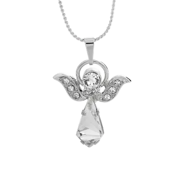 Náhrdelník Náhrdelník s přívěskem Anděl se Swarovski Elements Krystal