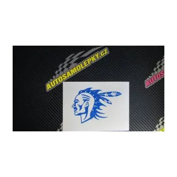 Samolepící dekorace SAMOLEPKA Indián 003 levá (10 - červená) NA AUTO, NÁLEPKA, FÓLIE, POLEP, TUNING, VLASTNÍ TEXT, TISK, AUTOSAMOLEPKY.cz, POLEPY, OBRÁZEK, LOGO, SAMOLEPKY