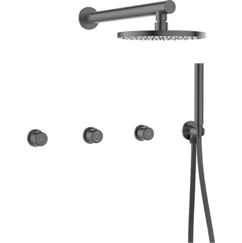 Sprchový set Laveo PRETTO BAO_904P Sprchový komplet, grafit