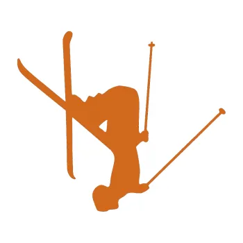 Samolepicí dekorace na vozidlo Lyžař 023 pravá (26 - oříšková) SAMOLEPKA NA AUTO, NÁLEPKA, FÓLIE, POLEP, TUNING, VLASTNÍ TEXT, TISK, AUTOSAMOLEPKY.cz, POLEPY, OBRÁZEK, LOGO, 3D STICKERS