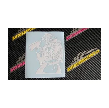 Samolepící dekorace SAMOLEPKA Hasič 012 levá (10 - červená) NA AUTO, NÁLEPKA, FÓLIE, POLEP, TUNING, VLASTNÍ TEXT, TISK, AUTOSAMOLEPKY.cz, POLEPY, OBRÁZEK, LOGO, SAMOLEPKY