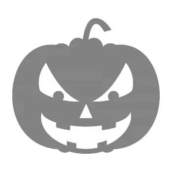 Samolepící dekorace SAMOLEPKA Halloween 016 pravá dýně (17 - šedá) NA AUTO, NÁLEPKA, FÓLIE, POLEP, TUNING, VLASTNÍ TEXT, TISK, AUTOSAMOLEPKY.cz, POLEPY, OBRÁZEK, LOGO, SAMOLEPKY