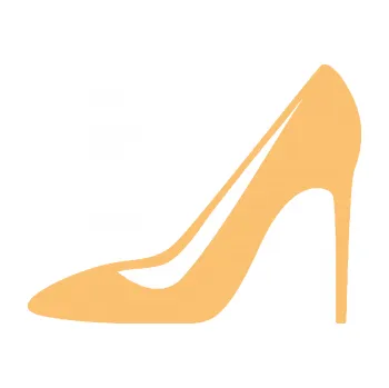 Samolepící dekorace Dámská bota 001 levá lodička (08 - béžová) SAMOLEPKA NA AUTO, NÁLEPKA, FÓLIE, POLEP, TUNING, VLASTNÍ TEXT, TISK, AUTOSAMOLEPKY.cz, POLEPY, OBRÁZEK, LOGO, 3D STICKERS