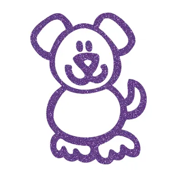 samolepka Cartoon family pejsek (87 - Ultra Metalic fialová) SAMOLEPKA NA AUTO, NÁLEPKA, FÓLIE, POLEP, TUNING, VLASTNÍ TEXT, TISK, AUTOSAMOLEPKY.cz, POLEPY, OBRÁZEK, LOGO, 3D STICKERS