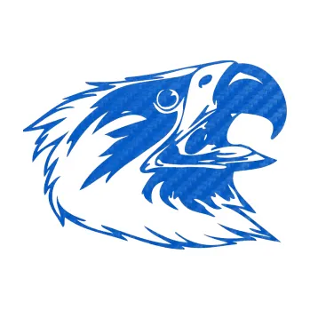 Samolepicí dekorace na vozidlo Predators 020 pravá (57 - 3D karbon modrý) SAMOLEPKA NA AUTO, NÁLEPKA, FÓLIE, POLEP, TUNING, VLASTNÍ TEXT, TISK, AUTOSAMOLEPKY.cz, POLEPY, OBRÁZEK, LOGO, 3D STICKERS