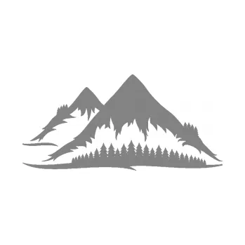 Samolepící dekorace SAMOLEPKA Krajina hory 011 levá (17 - šedá) NA AUTO, NÁLEPKA, FÓLIE, POLEP, TUNING, VLASTNÍ TEXT, TISK, AUTOSAMOLEPKY.cz, POLEPY, OBRÁZEK, LOGO, SAMOLEPKY