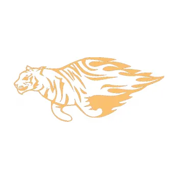 Samolepicí dekorace na vozidlo Animal flames 021 levá tygr (08 - béžová) SAMOLEPKA NA AUTO, NÁLEPKA, FÓLIE, POLEP, TUNING, VLASTNÍ TEXT, TISK, AUTOSAMOLEPKY.cz, POLEPY, OBRÁZEK, LOGO, 3D STICKERS