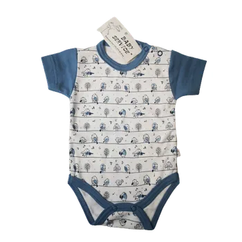 Kojenecký body Chlapecké body baby service 2127 modré Rozměr: 56