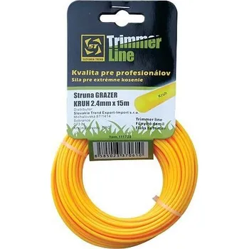 Struna do sekačky Struna GRAZER d 3/15 m žl. kruh