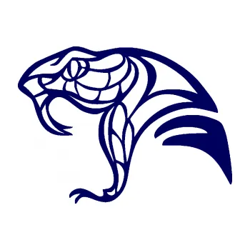 Samolepící dekorace Cobra 003 levá (23 - tmavě modrá) SAMOLEPKA NA AUTO, NÁLEPKA, FÓLIE, POLEP, TUNING, VLASTNÍ TEXT, TISK, AUTOSAMOLEPKY.cz, POLEPY, OBRÁZEK, LOGO, 3D STICKERS