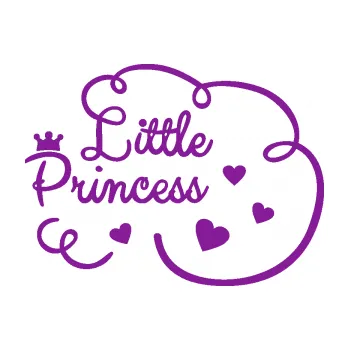 Polep vozidla SAMOLEPKA Little princess nápis (14 - fialová) NA AUTO, NÁLEPKA, FÓLIE, POLEP, TUNING, VLASTNÍ TEXT, TISK, AUTOSAMOLEPKY.cz, POLEPY, OBRÁZEK, LOGO, SAMOLEPKY