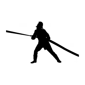 Samolepící dekorace SAMOLEPKA Hasič 009 levá (01 - černá) NA AUTO, NÁLEPKA, FÓLIE, POLEP, TUNING, VLASTNÍ TEXT, TISK, AUTOSAMOLEPKY.cz, POLEPY, OBRÁZEK, LOGO, SAMOLEPKY