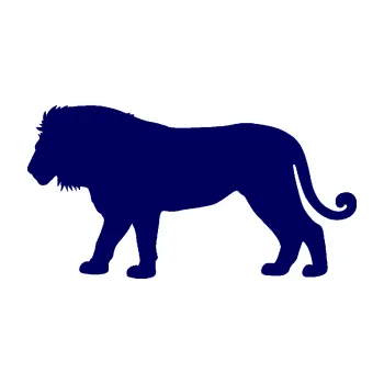 Polep vozidla SAMOLEPKA Lev 001 levá (23 - tmavě modrá) NA AUTO, NÁLEPKA, FÓLIE, POLEP, TUNING, VLASTNÍ TEXT, TISK, AUTOSAMOLEPKY.cz, POLEPY, OBRÁZEK, LOGO, SAMOLEPKY