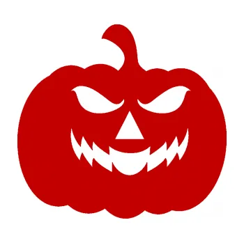 Samolepící dekorace Halloween 018 pravá dýně (18 - tmavě červená) SAMOLEPKA NA AUTO, NÁLEPKA, FÓLIE, POLEP, TUNING, VLASTNÍ TEXT, TISK, AUTOSAMOLEPKY.cz, POLEPY, OBRÁZEK, LOGO, 3D STICKERS