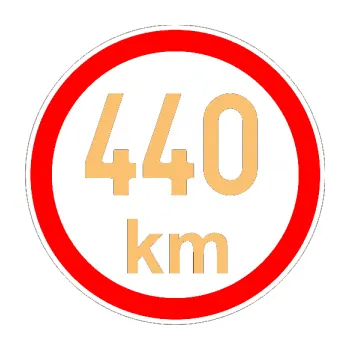 samolepka Maximální rychlost 440km - nejvyšší konstrukční rychlost (08 - béžová) SAMOLEPKA NA AUTO, NÁLEPKA, FÓLIE, POLEP, TUNING, VLASTNÍ TEXT, TISK, AUTOSAMOLEPKY.cz, POLEPY, OBRÁZEK, LOGO, 3D STICKERS