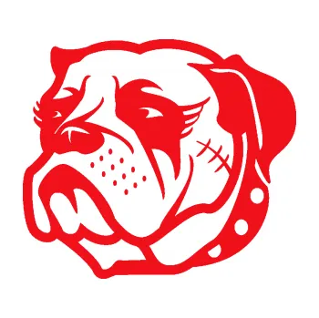 Polep vozidla SAMOLEPKA Pes 097 levá Buldok (10 - červená) NA AUTO, NÁLEPKA, FÓLIE, POLEP, TUNING, VLASTNÍ TEXT, TISK, AUTOSAMOLEPKY.cz, POLEPY, OBRÁZEK, LOGO, SAMOLEPKY