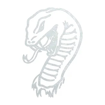 Samolepící dekorace SAMOLEPKA Cobra levá (51 - 3D karbon bílý) NA AUTO, NÁLEPKA, FÓLIE, POLEP, TUNING, VLASTNÍ TEXT, TISK, AUTOSAMOLEPKY.cz, POLEPY, OBRÁZEK, LOGO, SAMOLEPKY