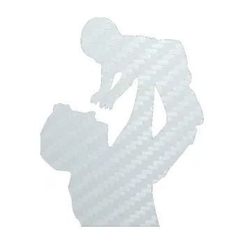 samolepka Dítě v autě 026 pravá miminko v náruči (51 - 3D karbon bílý) SAMOLEPKA NA AUTO, NÁLEPKA, FÓLIE, POLEP, TUNING, VLASTNÍ TEXT, TISK, AUTOSAMOLEPKY.cz, POLEPY, OBRÁZEK, LOGO, 3D STICKERS