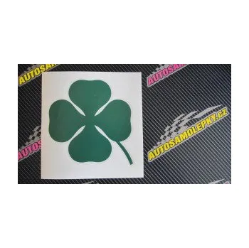 Samolepící dekorace SAMOLEPKA Čtyřlístek 001 pravá (10 - červená) NA AUTO, NÁLEPKA, FÓLIE, POLEP, TUNING, VLASTNÍ TEXT, TISK, AUTOSAMOLEPKY.cz, POLEPY, OBRÁZEK, LOGO, SAMOLEPKY