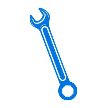 Samolepící dekorace Francouzský klíč levá (11 - modrá oceán) SAMOLEPKA NA AUTO, NÁLEPKA, FÓLIE, POLEP, TUNING, VLASTNÍ TEXT, TISK, AUTOSAMOLEPKY.cz, POLEPY, OBRÁZEK, LOGO, 3D STICKERS