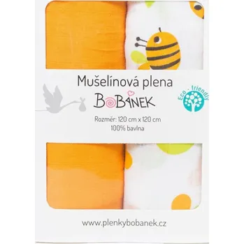 látková plena Bobánek Mušelínové pleny Duo Pack