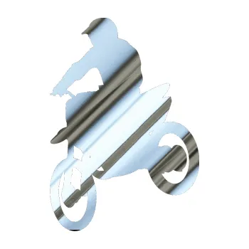 Samolepící dekorace Motorka 014 levá motokros (80 - chrom fólie stříbrná zrcadlová) SAMOLEPKA NA AUTO, NÁLEPKA, FÓLIE, POLEP, TUNING, VLASTNÍ TEXT, TISK, AUTOSAMOLEPKY.cz, POLEPY, OBRÁZEK, LOGO, 3D STICKERS