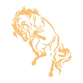 Samolepící dekorace SAMOLEPKA Kůň 047 levá (08 - béžová) NA AUTO, NÁLEPKA, FÓLIE, POLEP, TUNING, VLASTNÍ TEXT, TISK, AUTOSAMOLEPKY.cz, POLEPY, OBRÁZEK, LOGO, SAMOLEPKY