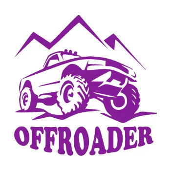 Polep vozidla SAMOLEPKA 4x4 Offroader pravá (14 - fialová) NA AUTO, NÁLEPKA, FÓLIE, POLEP, TUNING, VLASTNÍ TEXT, TISK, AUTOSAMOLEPKY.cz, POLEPY, OBRÁZEK, LOGO, SAMOLEPKY