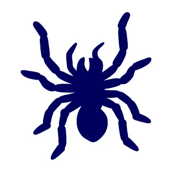 Samolepící dekorace Pavouk 014 levá (23 - tmavě modrá) SAMOLEPKA NA AUTO, NÁLEPKA, FÓLIE, POLEP, TUNING, VLASTNÍ TEXT, TISK, AUTOSAMOLEPKY.cz, POLEPY, OBRÁZEK, LOGO, 3D STICKERS