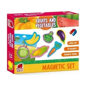 Puzzle Zestaw magnesów. Warzywa i owoce